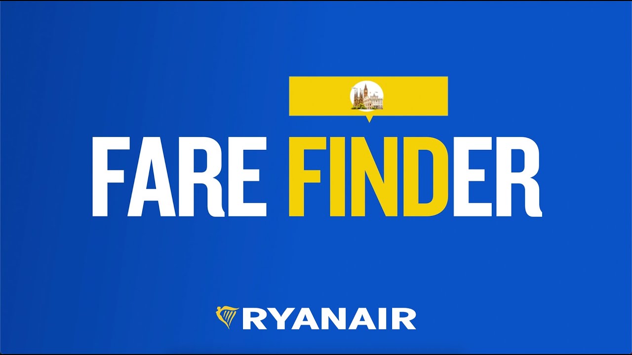 How to use Ryanair Fare Finder