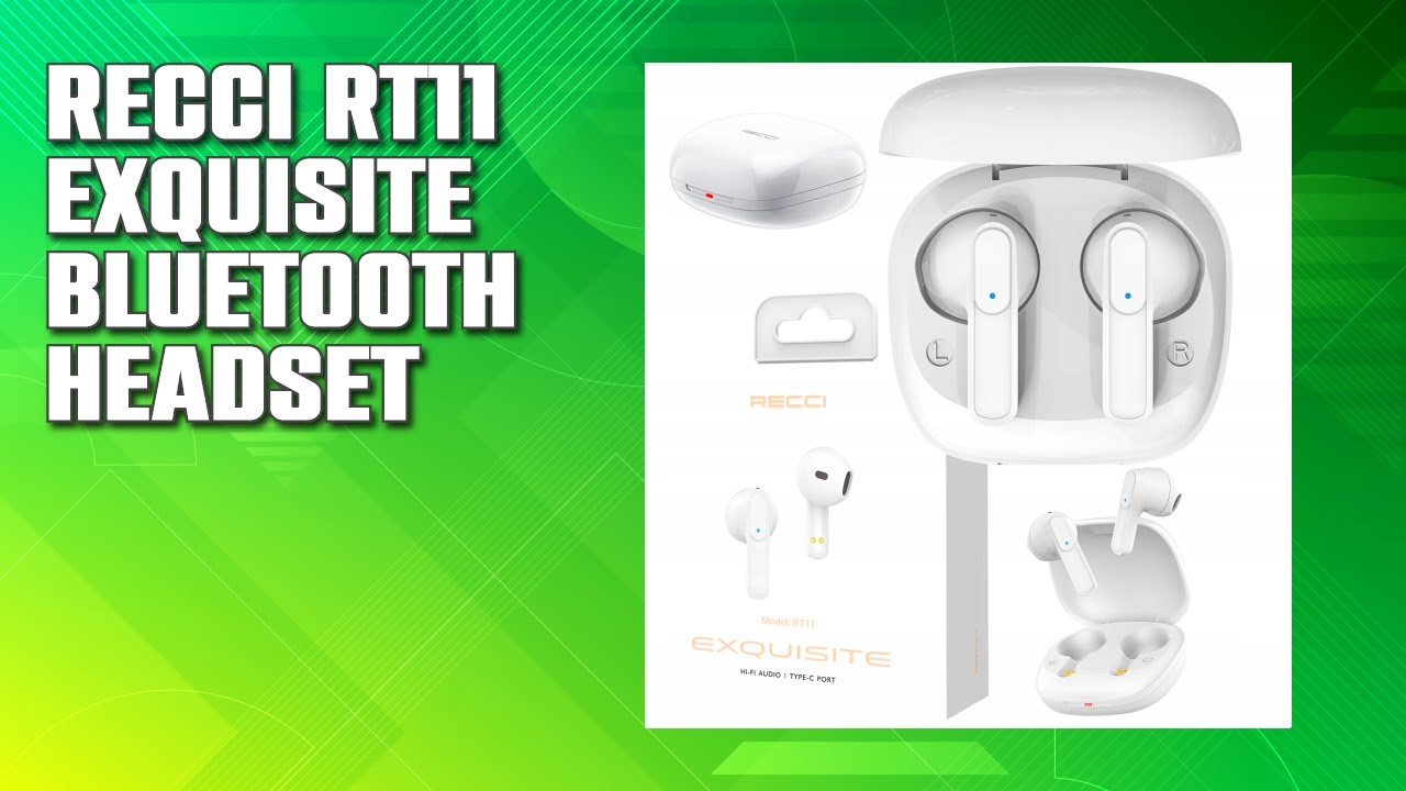 Recci rt11 exquisite bluetooth headset | Unboxing