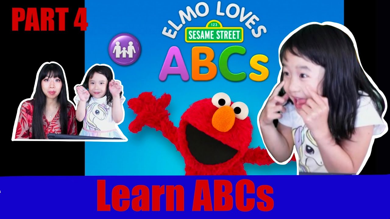 Elmo Loves ABC Part 4 Learn ABCs in upper case and lower case letters with Elmo, Ella, and Mommy!