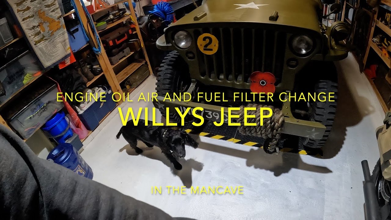 Hotchkiss Willys Jeep Oil, Air, Fuel filters change