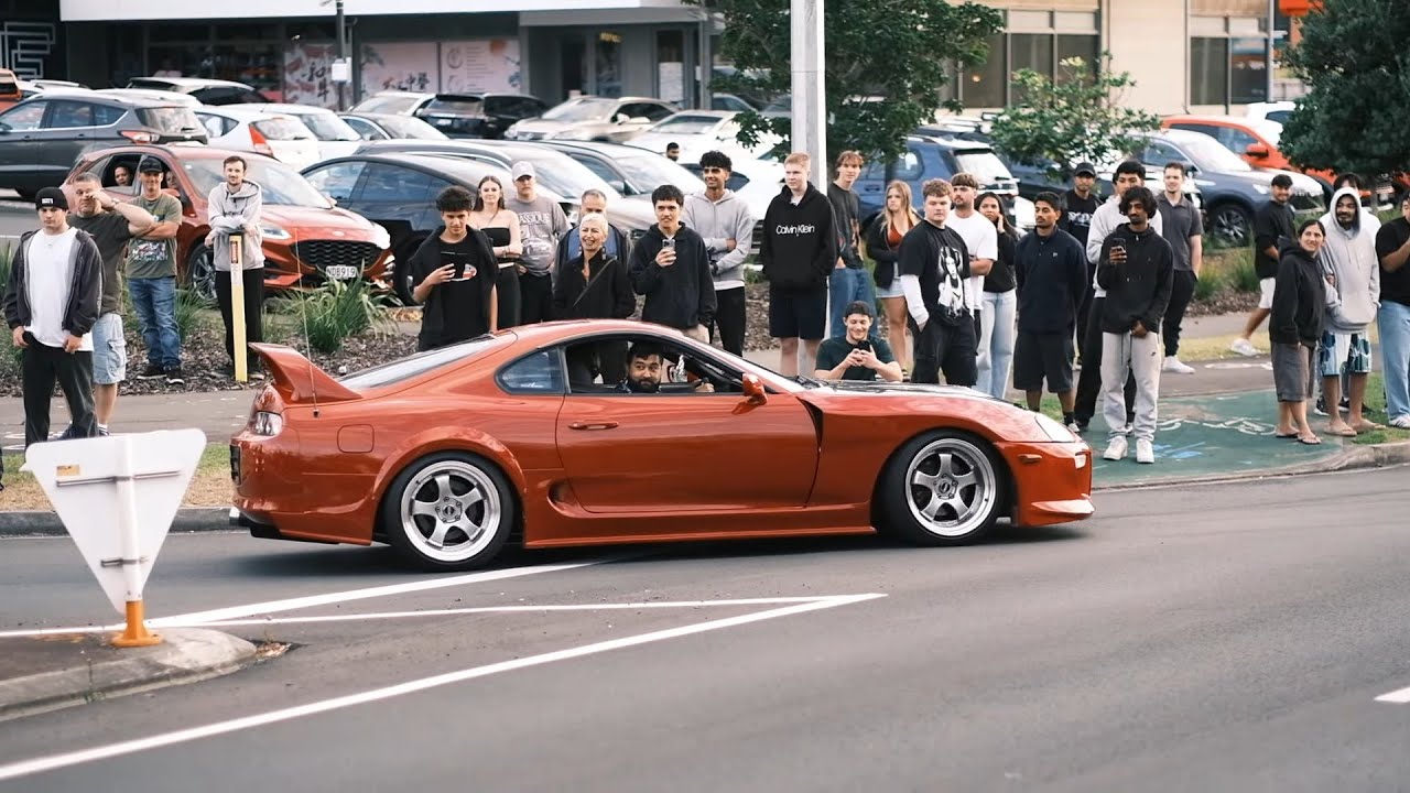 Auckland Maddest JDM and Euro Cars Leaving Car Meet Go WILD, Skid, Speeding and Police Chase!