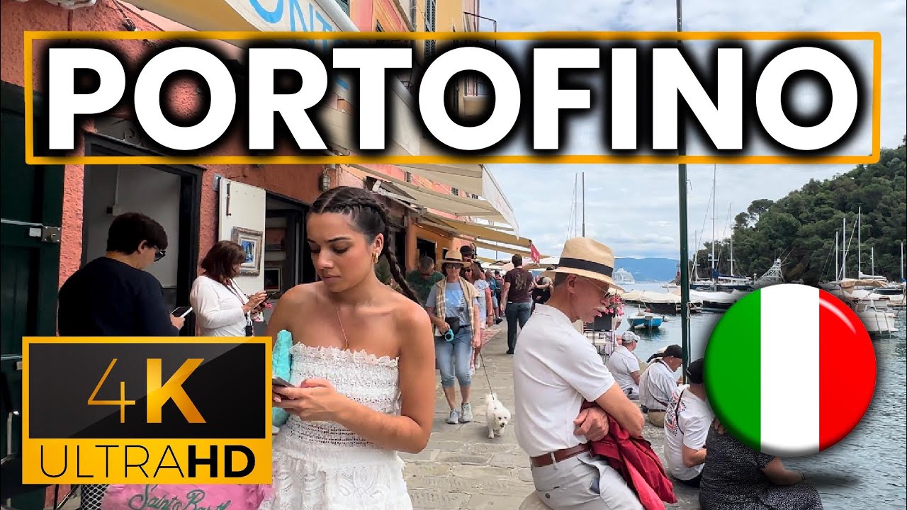 PORTOFINO 🇮🇹 1 Hour | Walking Tour - 4K60fps