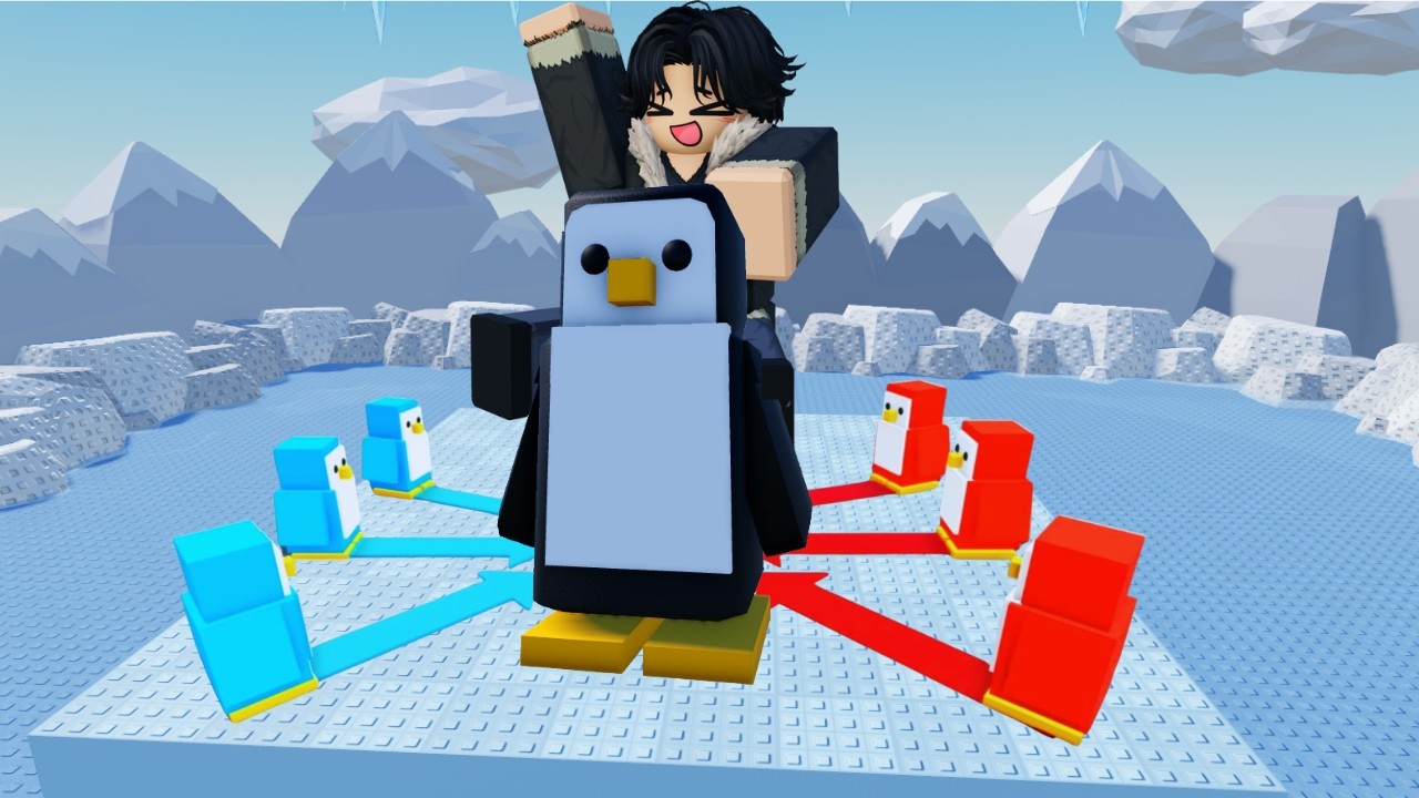ME TORNEI O MAIOR PINGUIM DE TODOS! | KNOCKOUT - ROBLOX