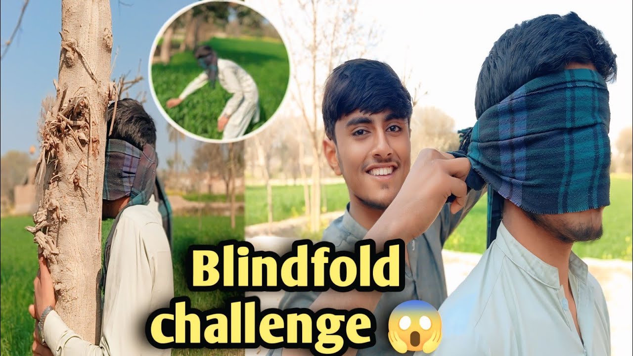 Blindfold Challenge in village 😱 | Jo Hua Expect Nahi Tha 🌾😂