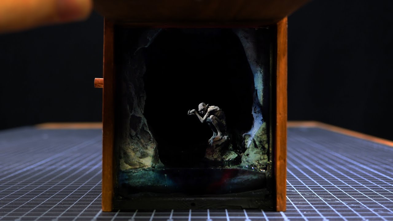 Birdhouse Diorama Hidden in the Wild