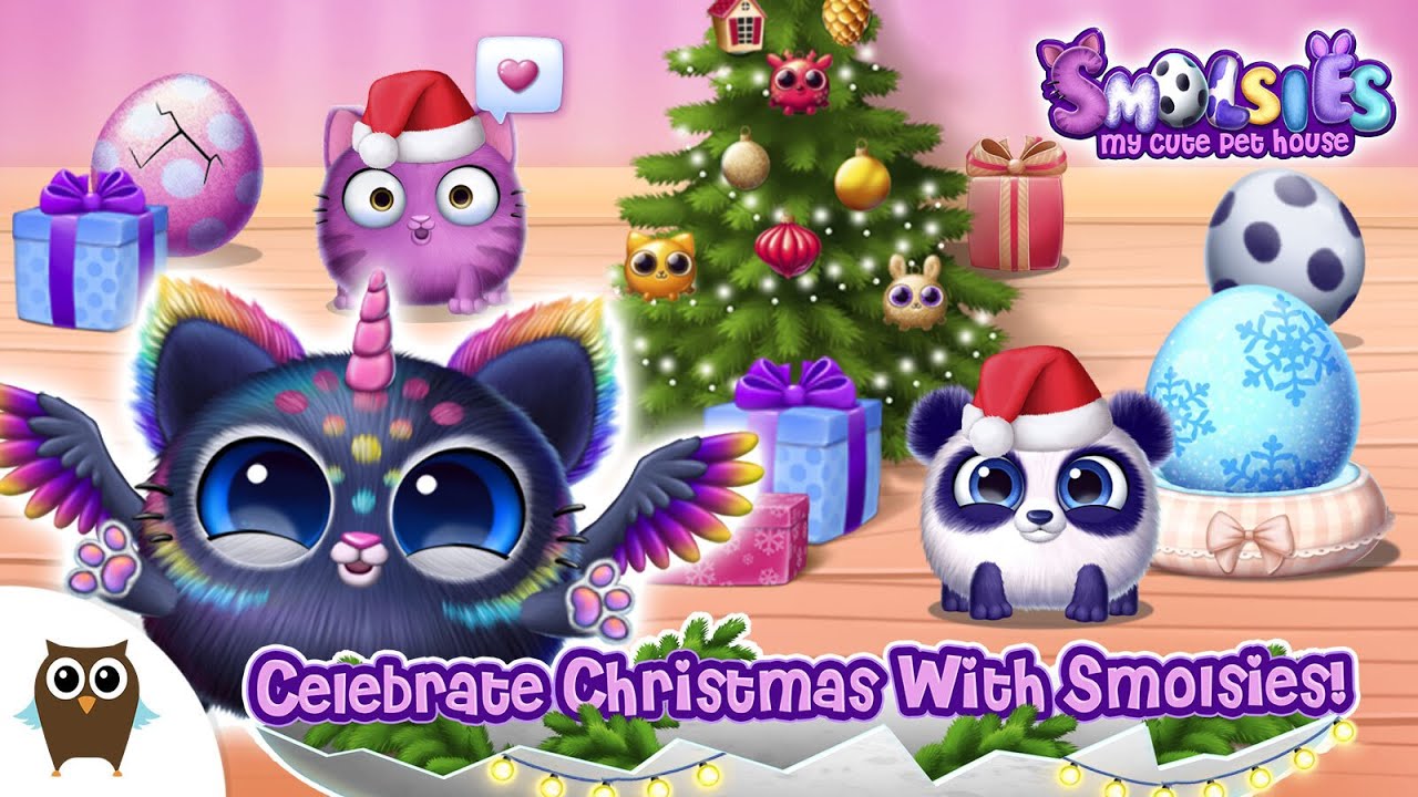 Smolsies Mystery Gift 🎁🎄 New Smolsies - My Cute Pet House Holiday Gameplay | TutoTOONS