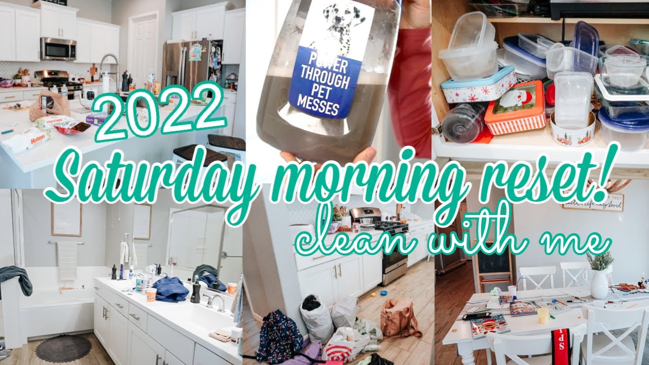 *NEW* SATURDAY CLEANING ROUTINE || CLEANING MOTIVATION || CLEAN WITH ME 2022