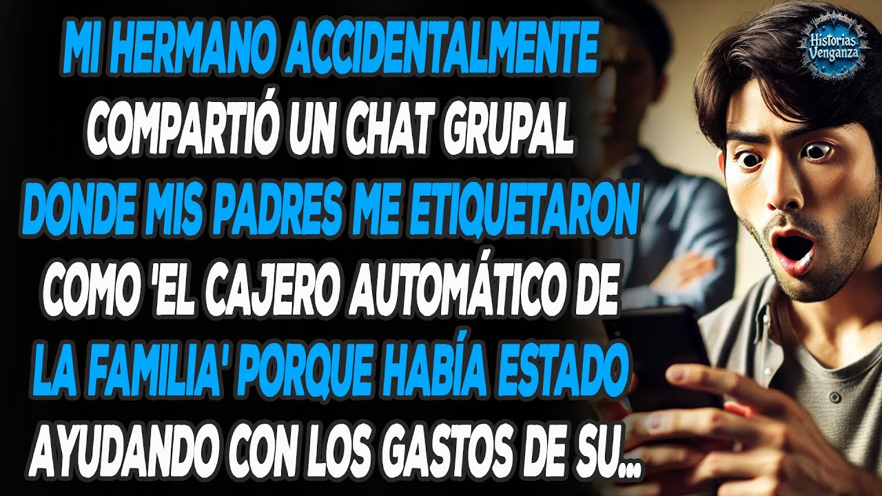 Mi Hermano Mostró Un Chat Donde Mis Padres Me Llamaban 'Cajero Automático' Y Decían Que Soy Tonto