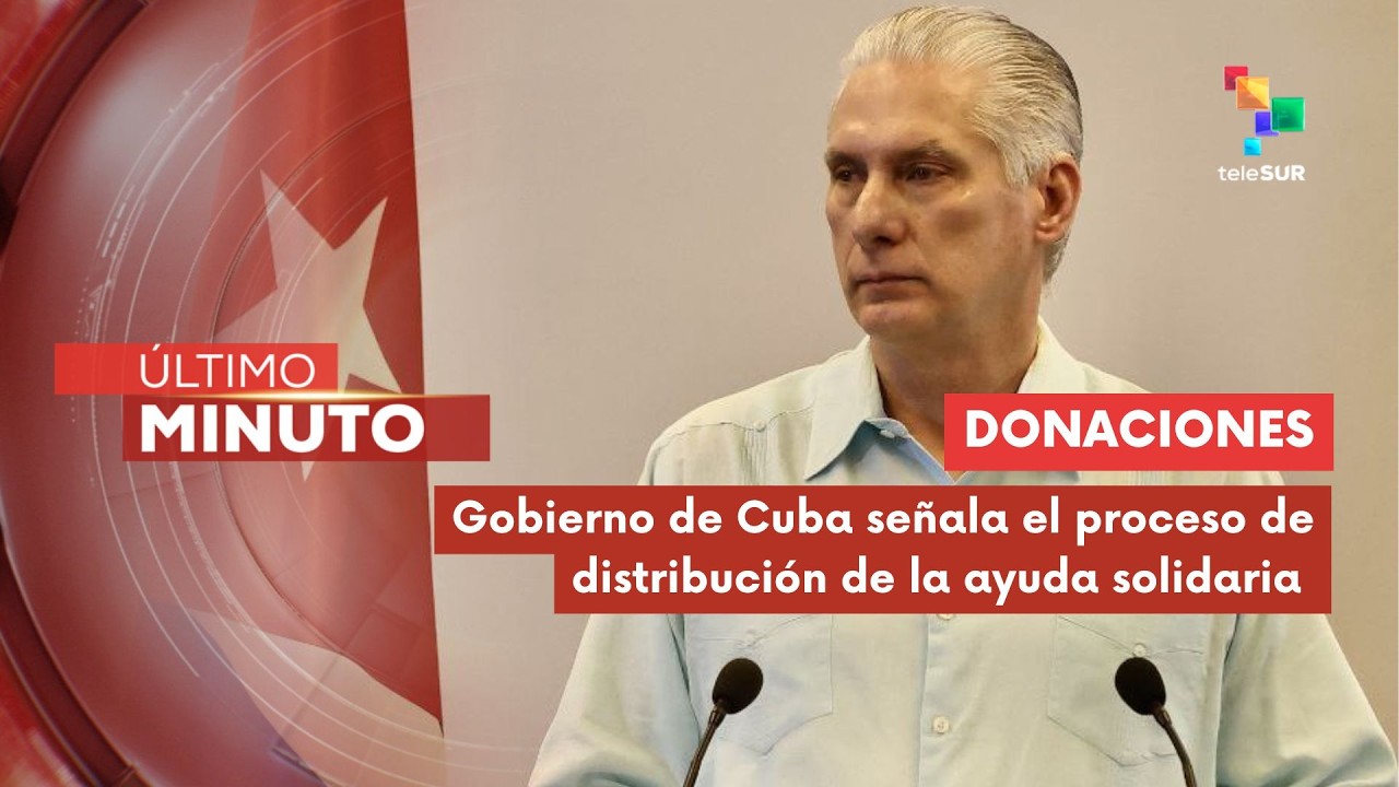 Pdte. Miguel Díaz-Canel resalta el apoyo de México con la isla caribeña