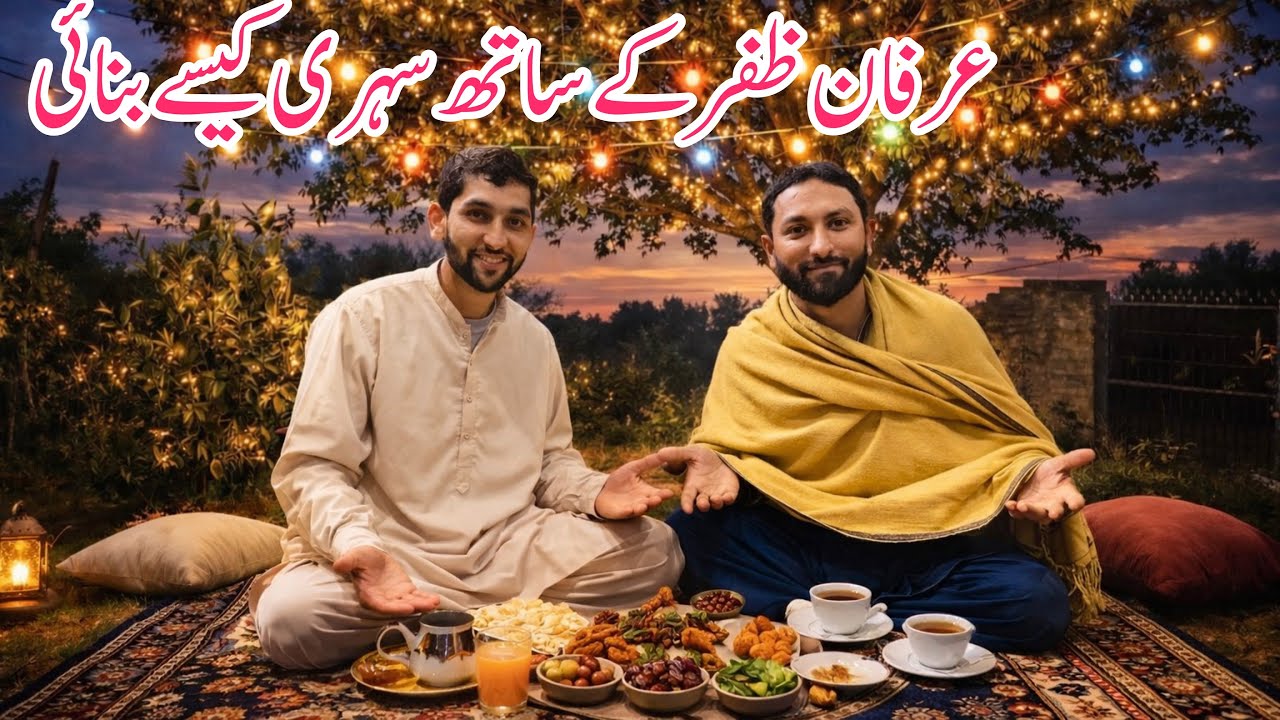 How I Made Sehri with irfan zafar 😍