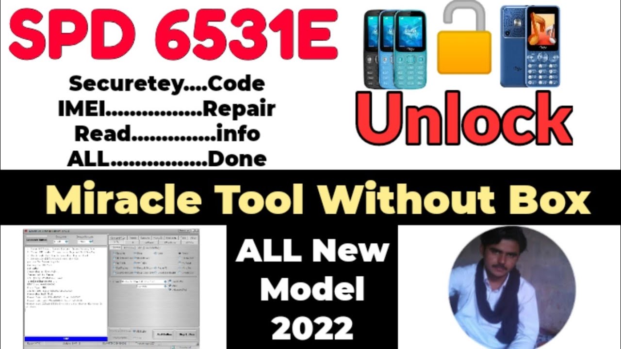 SPD 6531E Flash Tool Without Box|Miracle Tool SPD Unlock|SPD imei Repair Format Reset Code