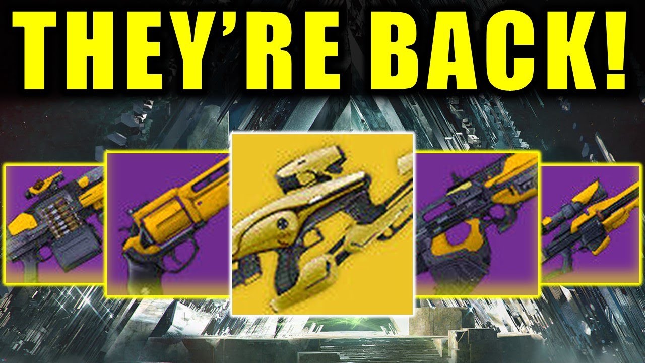ALL Vault of Glass Raid Weapons! | Returning in Destiny 2!