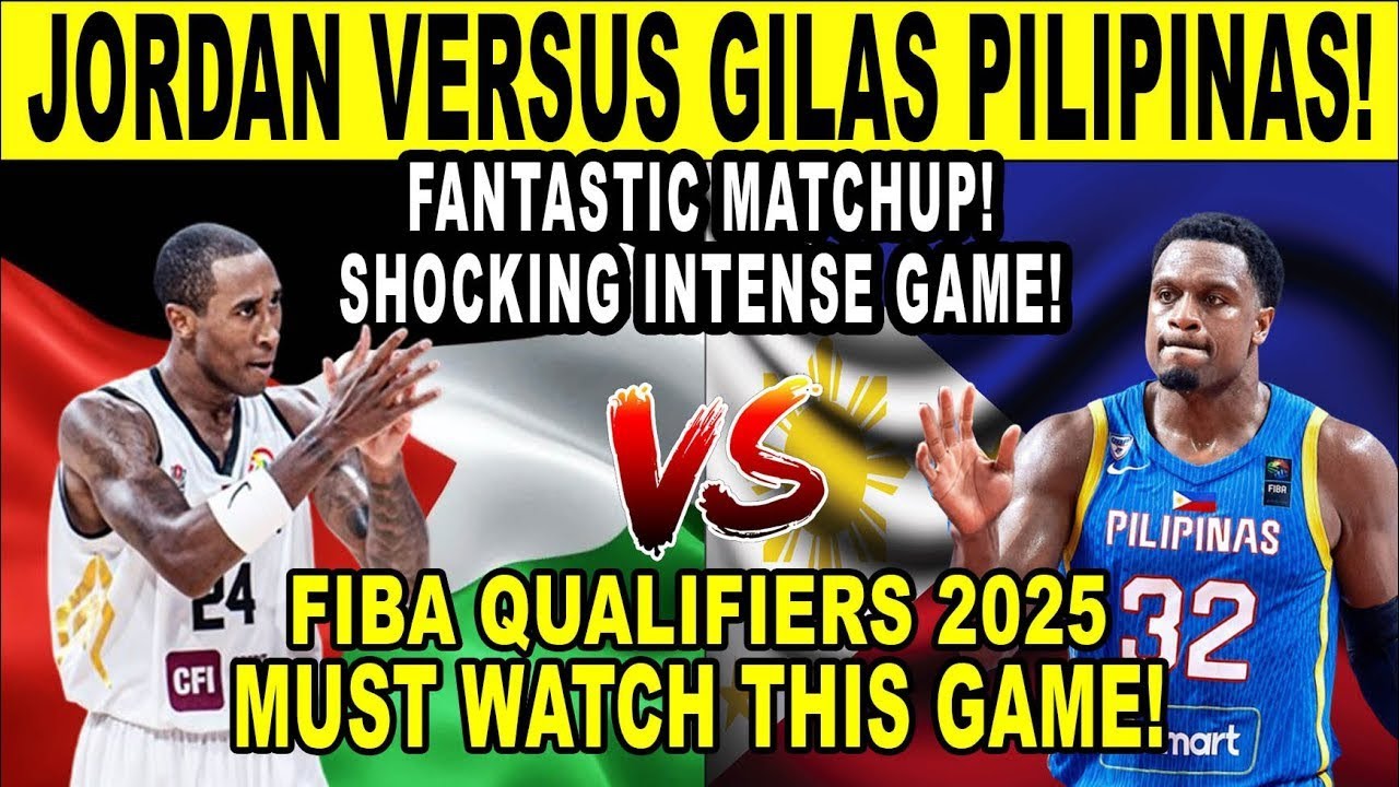 GILAS PILIPINAS vs JORDAN - Grabe to Brownlee kontra Jefferson! FIBA Qualifiers 2k