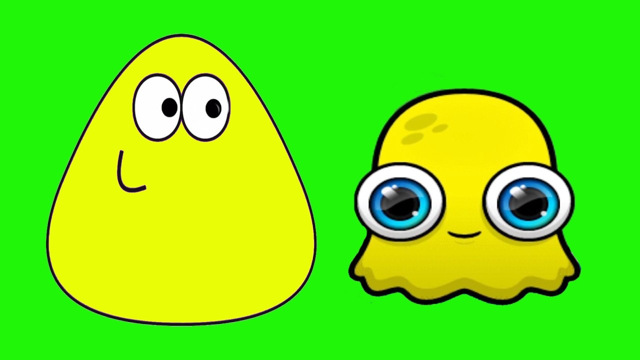 POU y MOY. Pou y sus amigos!. Pou de colores.