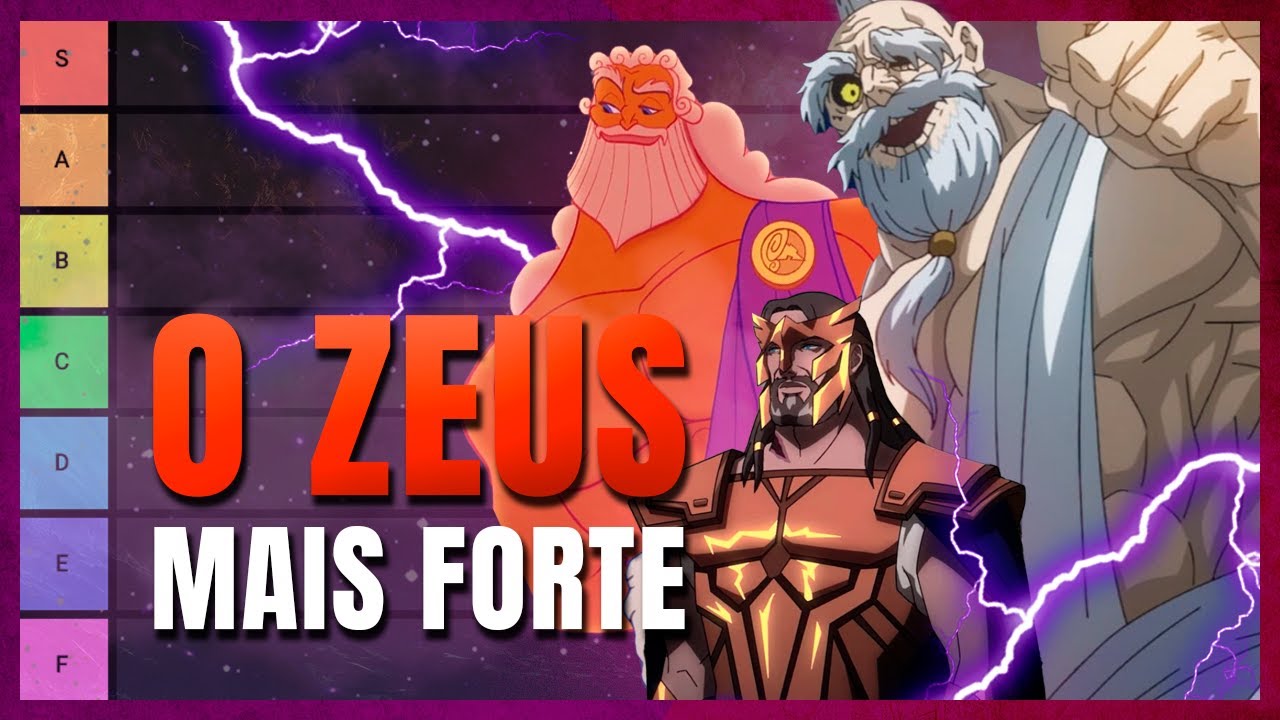 RANQUEANDO VERSÕES DO ZEUS - OS MAIS PODEROSOS [TIER LIST]