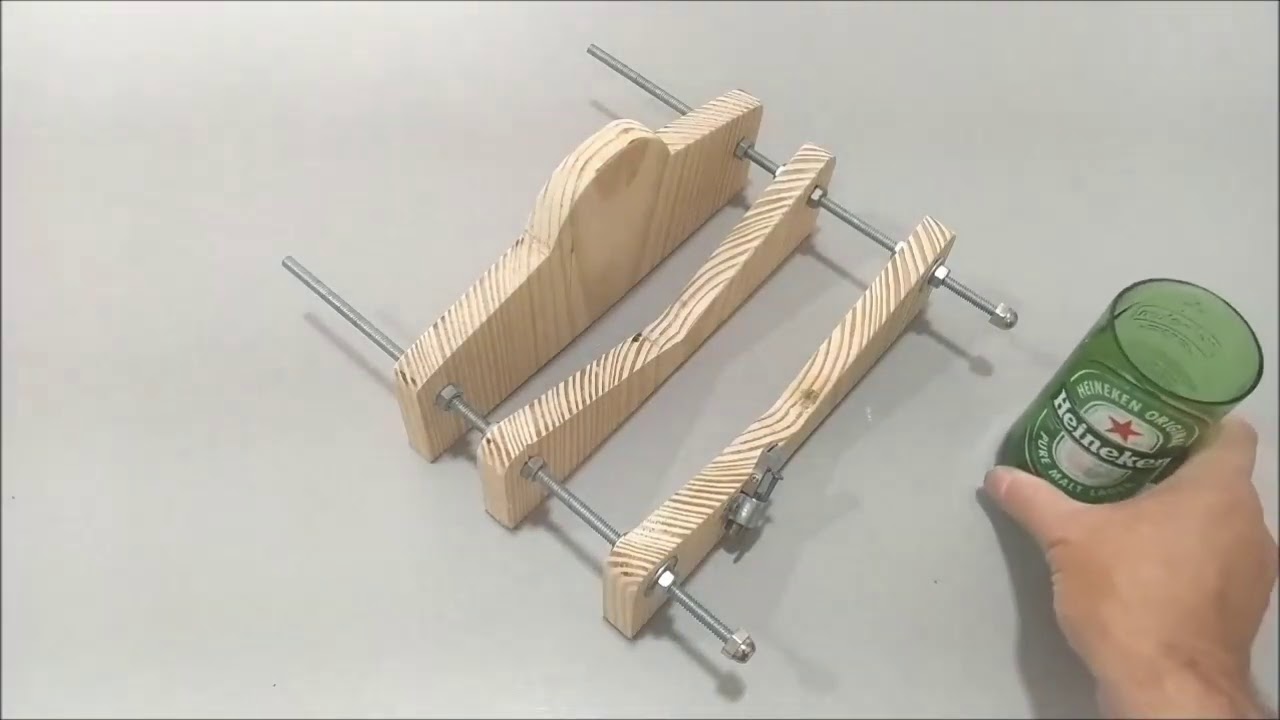 Como Fazer MÁQUINA de CORTAR GARRAFAS de VIDRO