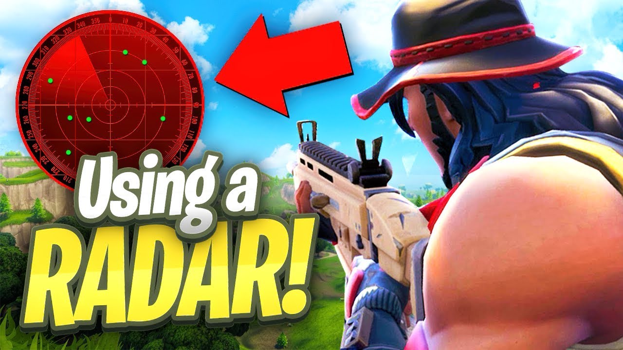 USING RADAR in FORTNITE Battle Royale