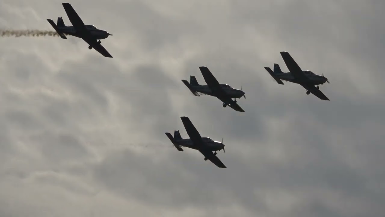 The Belgian Victors Formation Team at the 44rd International Sanicole Airshow 2024