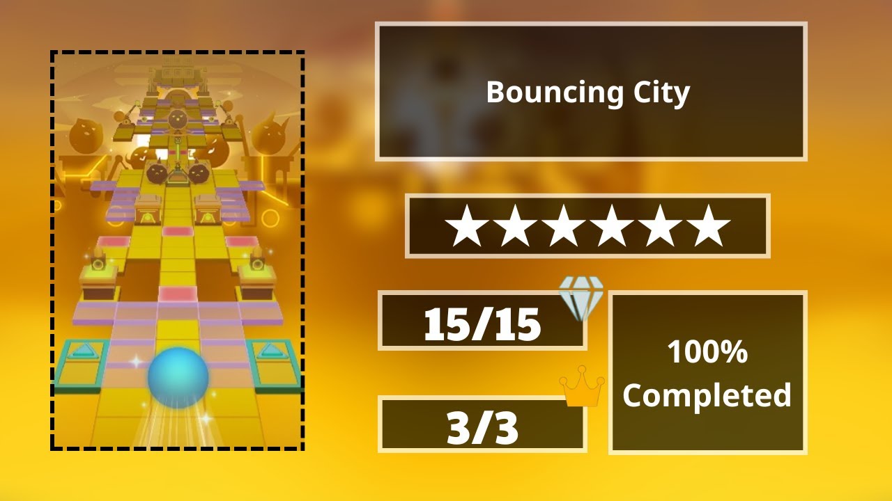 Rolling Distance 2 | Bouncing City ☆☆☆☆☆☆