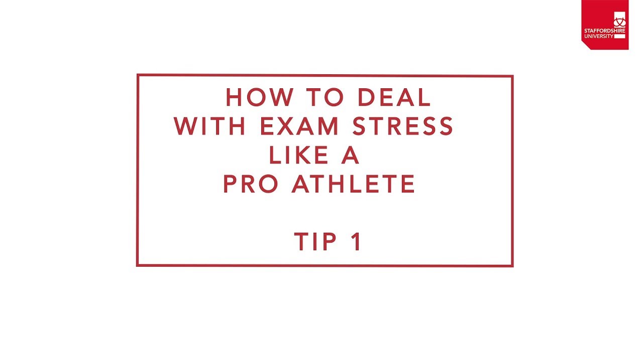 How to handle exam stress like a pro athlete