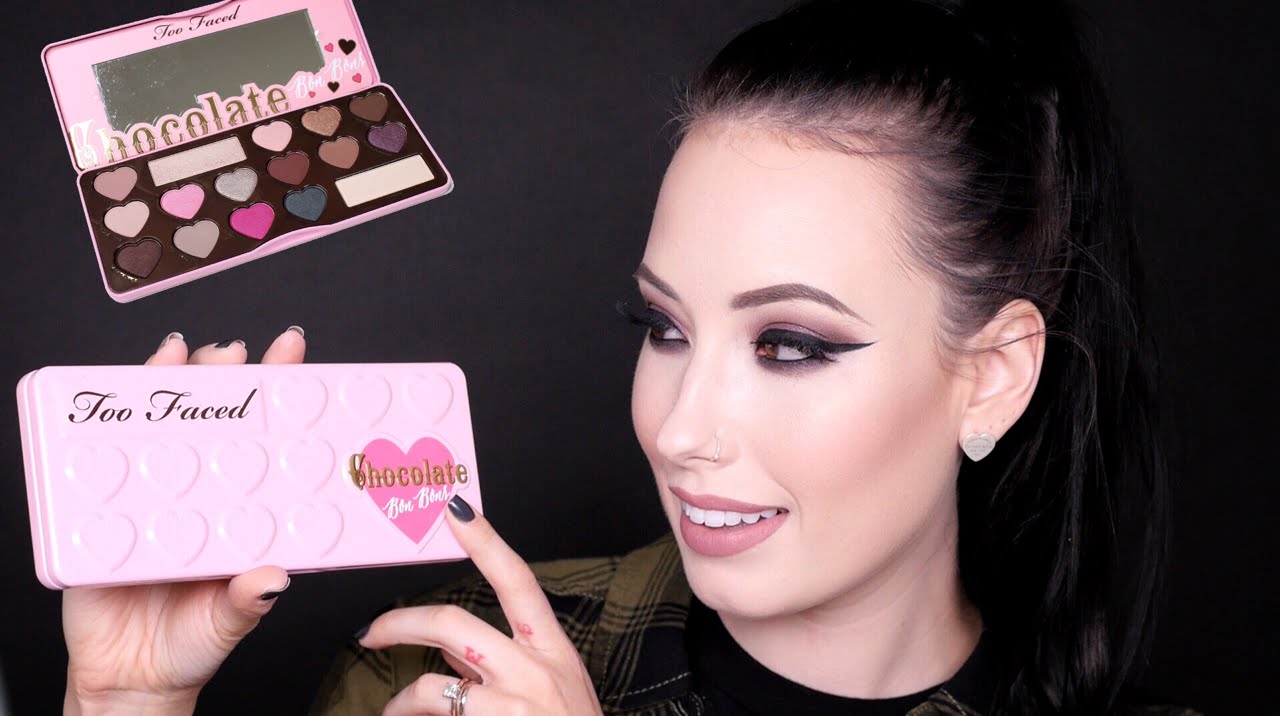 REVIEW + TUTORIAL + SWATCHES: TOO FACED Chocolate Bon Bons Palette 2015 | lesleydoesmakeup