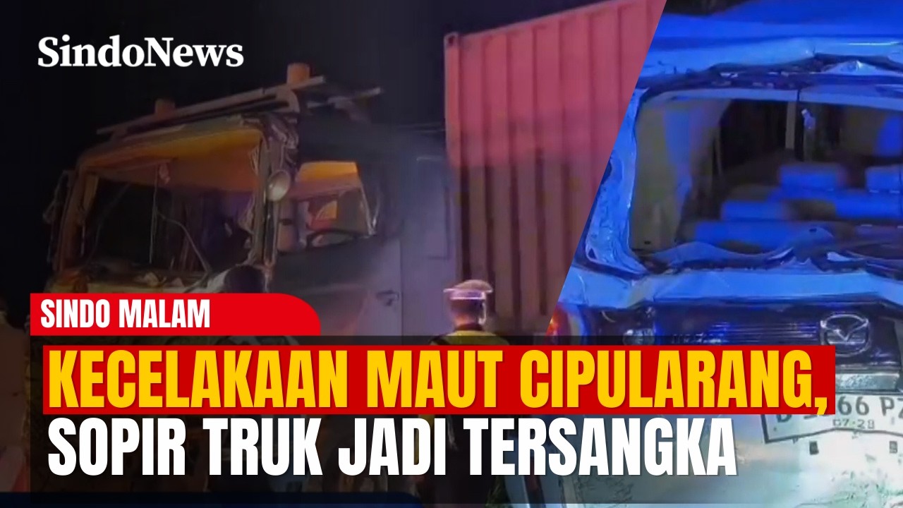 Kecelakaan Maut Tol Cipularang, Sopir Truk Resmi Jadi Tersangka | Sindo Malam | 07/03