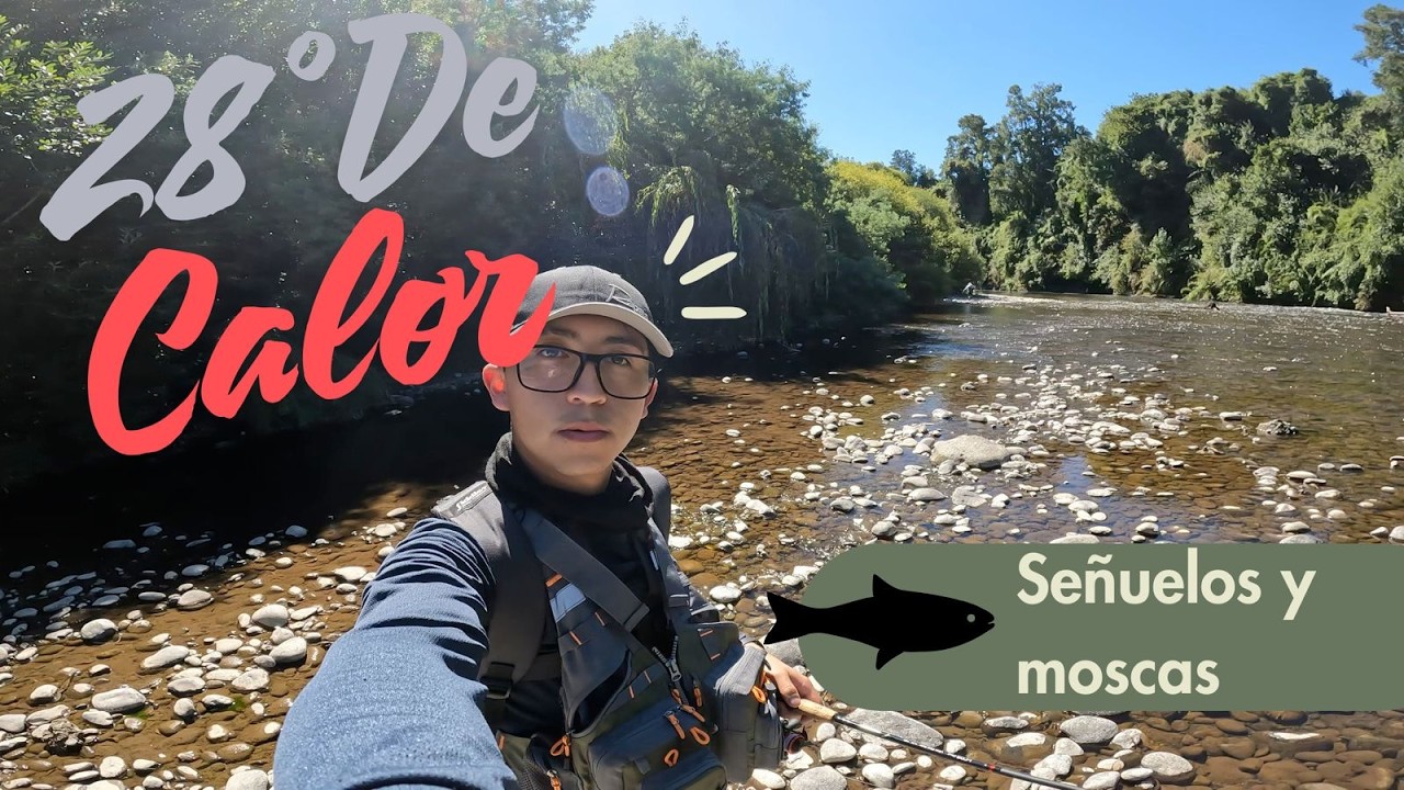 Pescando en una tarde de mucha calor / Pesca con mosca / Macris Aventura