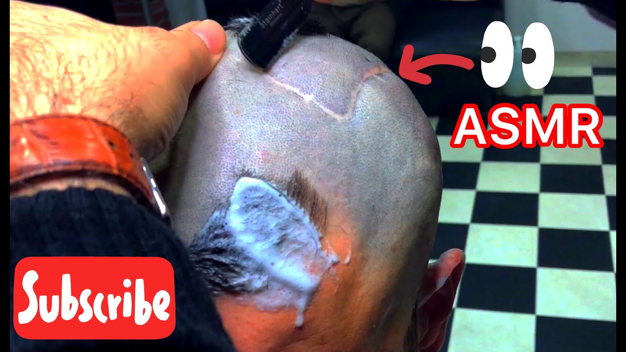 ASMR BARBER RAZOR CUT • NECK MASSAGE • Voices That Tickle The Soul