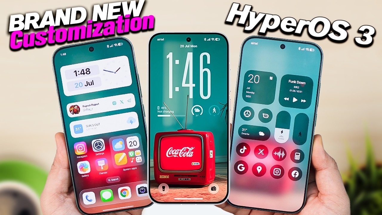 BRAND NEW 😯 HyperOS 3 Best Customization 🤩 | For Xiaomi, Redmi, POCO Users