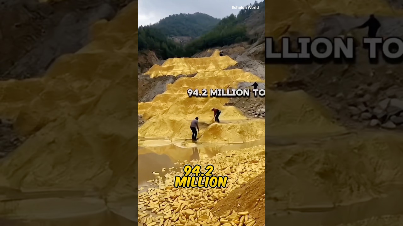 Biggest Gold Mining Volcano in The World 😳 !!!