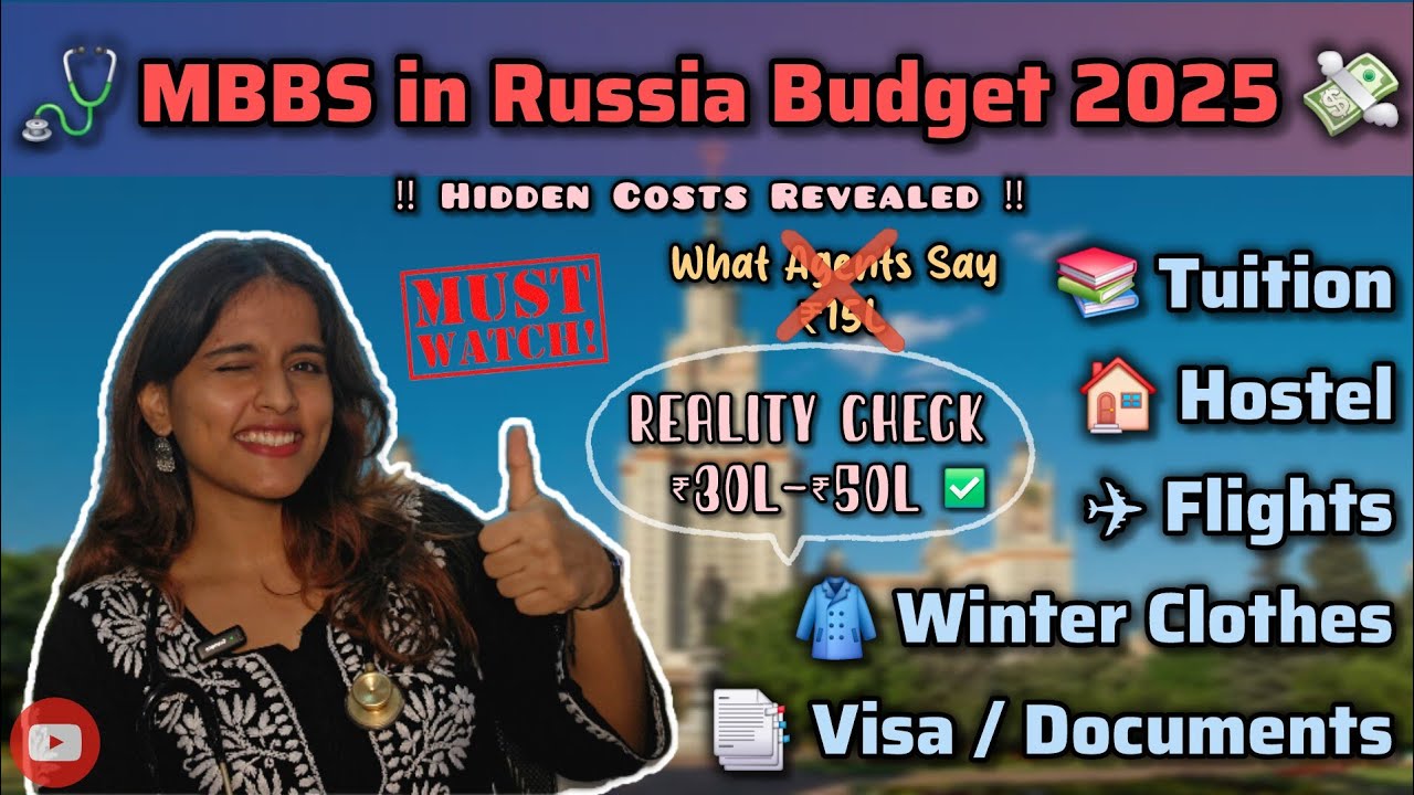 How Much Does MBBS in Russia Cost? 💸 Full Budget, Hidden Costs & Money-Saving Tips @Dr.KomalGupta