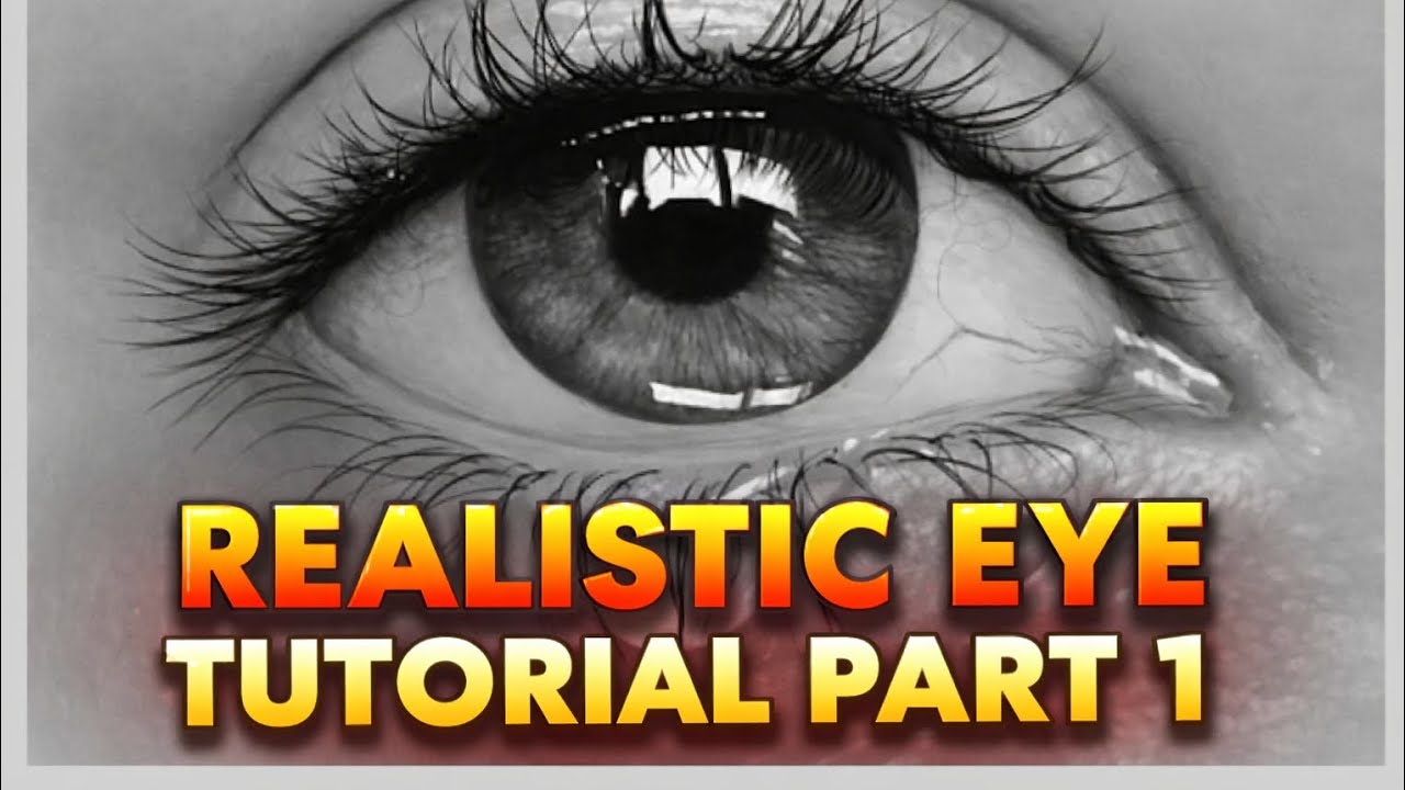 Realistic eye outline part 1.