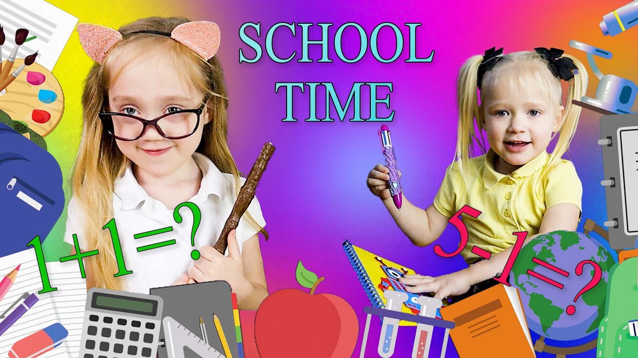 School Pretend Play I Kids Entertainment And Learning Video