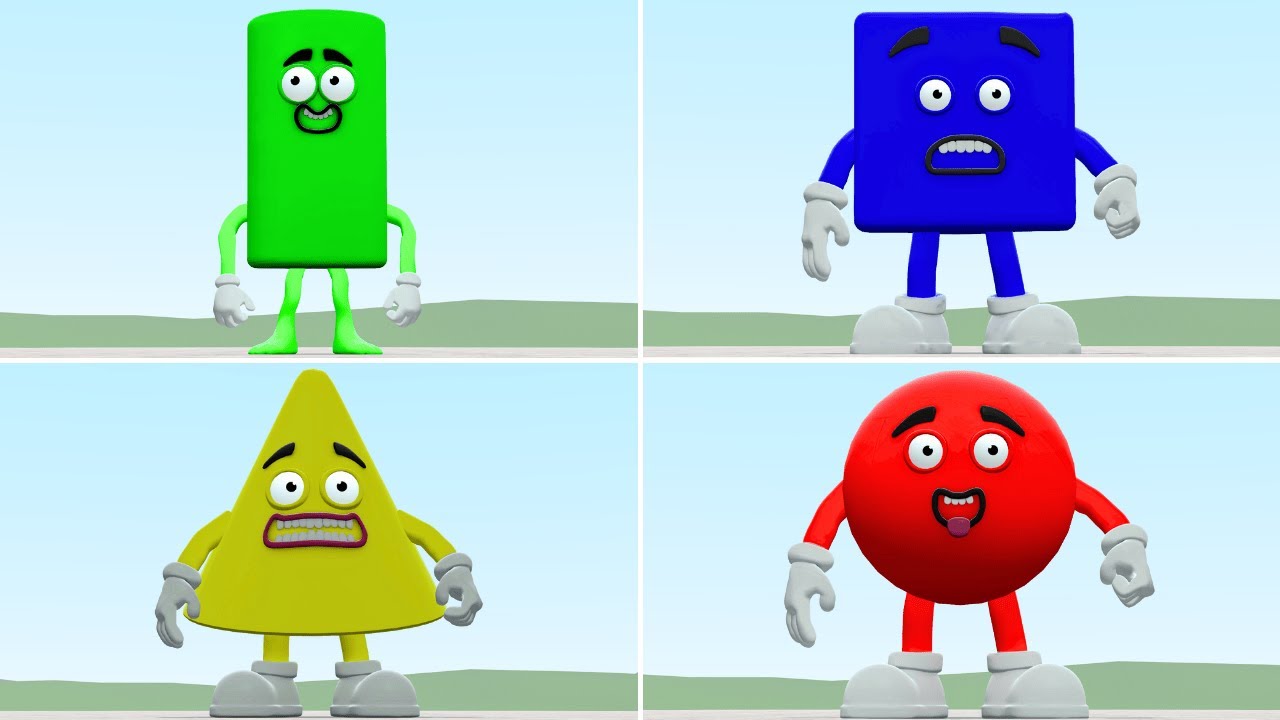 I MADE NEW FANMADE SAVE THE 3D SHAPES FAMILY FROM ROBLOX in Garry's Mod