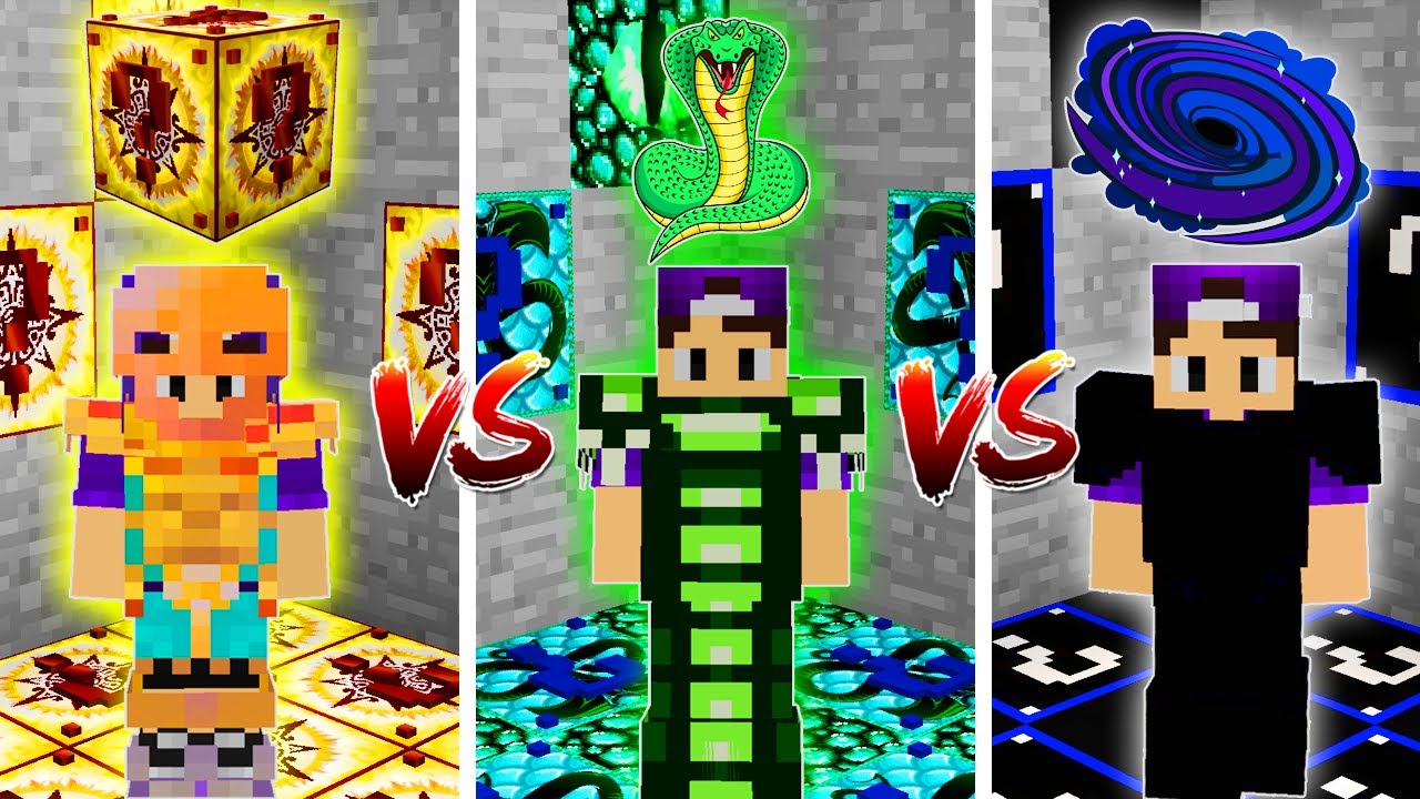 QUAL ARMADURA SOBREVIVE AOS DESAFIOS ARMADURA INCA VS COBRA VS BURACO NEGRO NO MINECRAFT