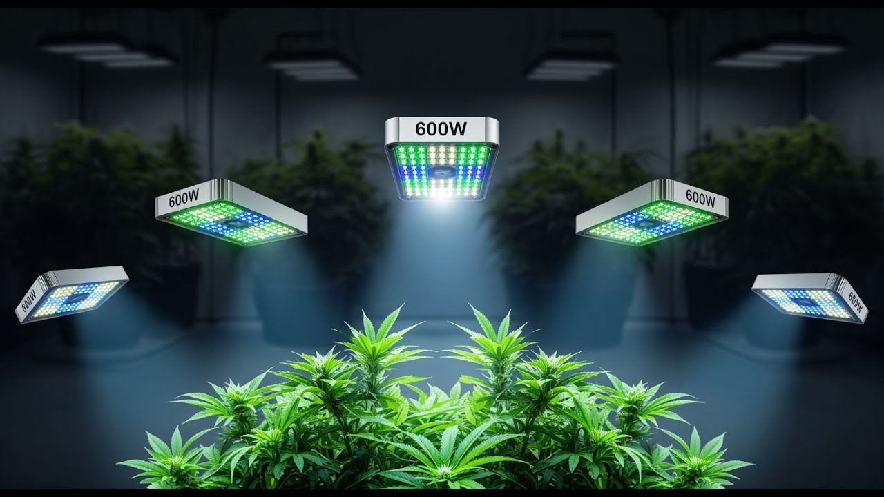 TOP 5 Best 600W LED Grow Lights 2025 | The Sweet Spot for Power and Efficiency