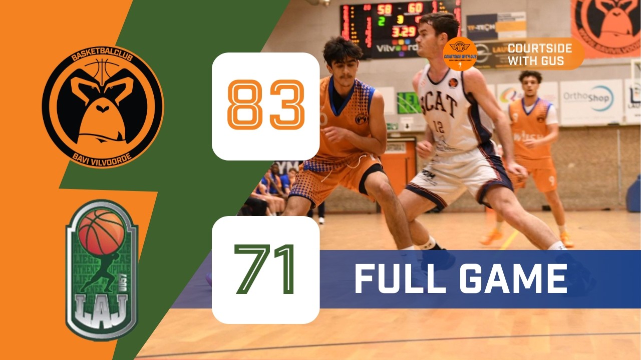 U18 Bavi Vilvoorde vs Lg. Atlas Ath. Jupille: 83-71 (Nationals 🏆)