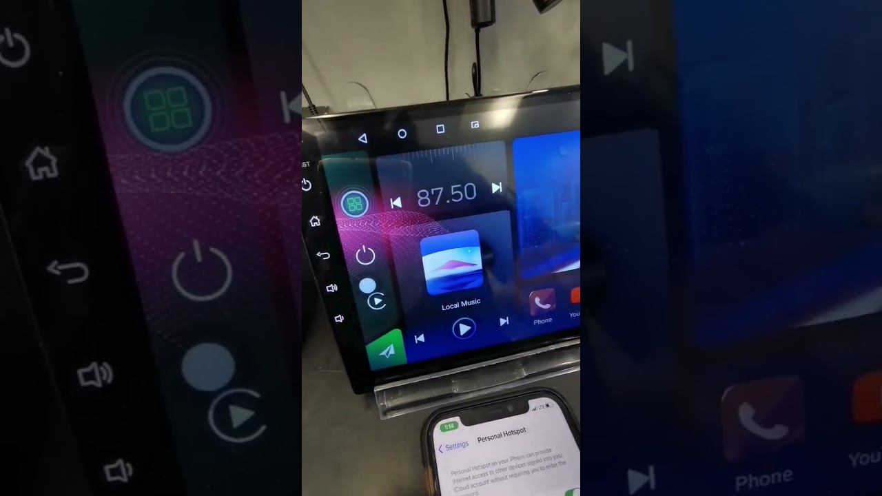 iPhone ScreenMirroringwith Android Car Stereo