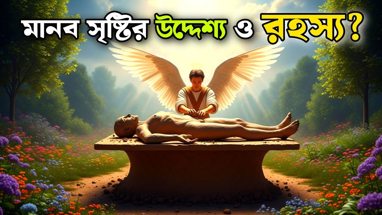 মানব সৃষ্টির উদ্দেশ্য ও রহস্য। হযরত আদম (আ:) এর বিস্ময়কর সৃষ্টি। Islamic Story in Bangla।Noorer Poth
