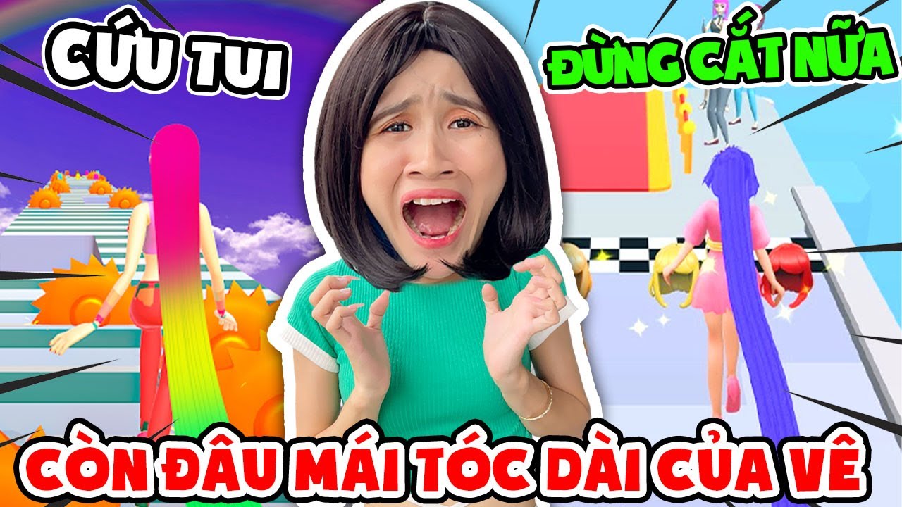 Chạy Chậm Là Bị Cắt Mất Tóc | Hair Challenge | Vê Vê Official