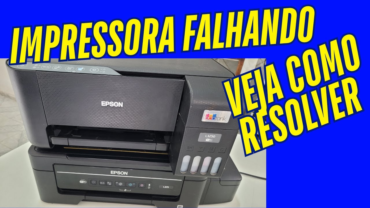 ✅Manutenção Epson falhando a impreção inpresora  L3250