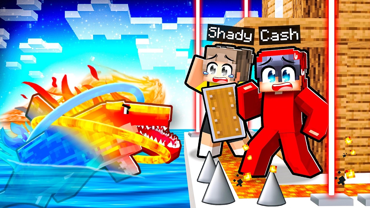 Elemental Shark против самой безопасной базы Minecraft