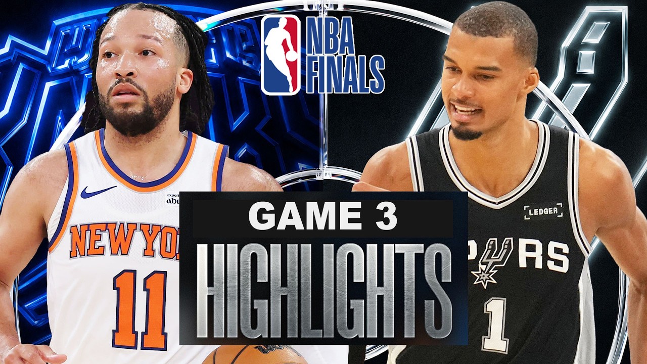 San Antonio Spurs vs New York Knicks Full Game 3 - June 8, 2026 | NBA Finals