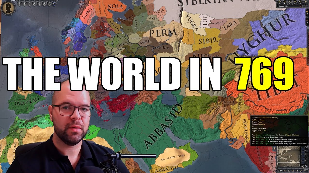 ASMR History - The World in 769 (Early Middle Ages)