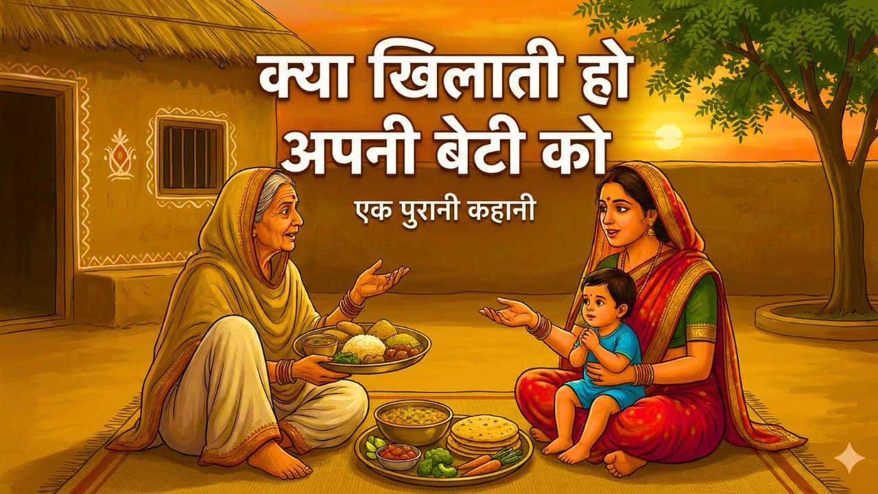 क्या खिलाती हो अपनी बेटी को | Hindi Story | Bedtime Stories | Moral Story | Fairy Tales | Storytime