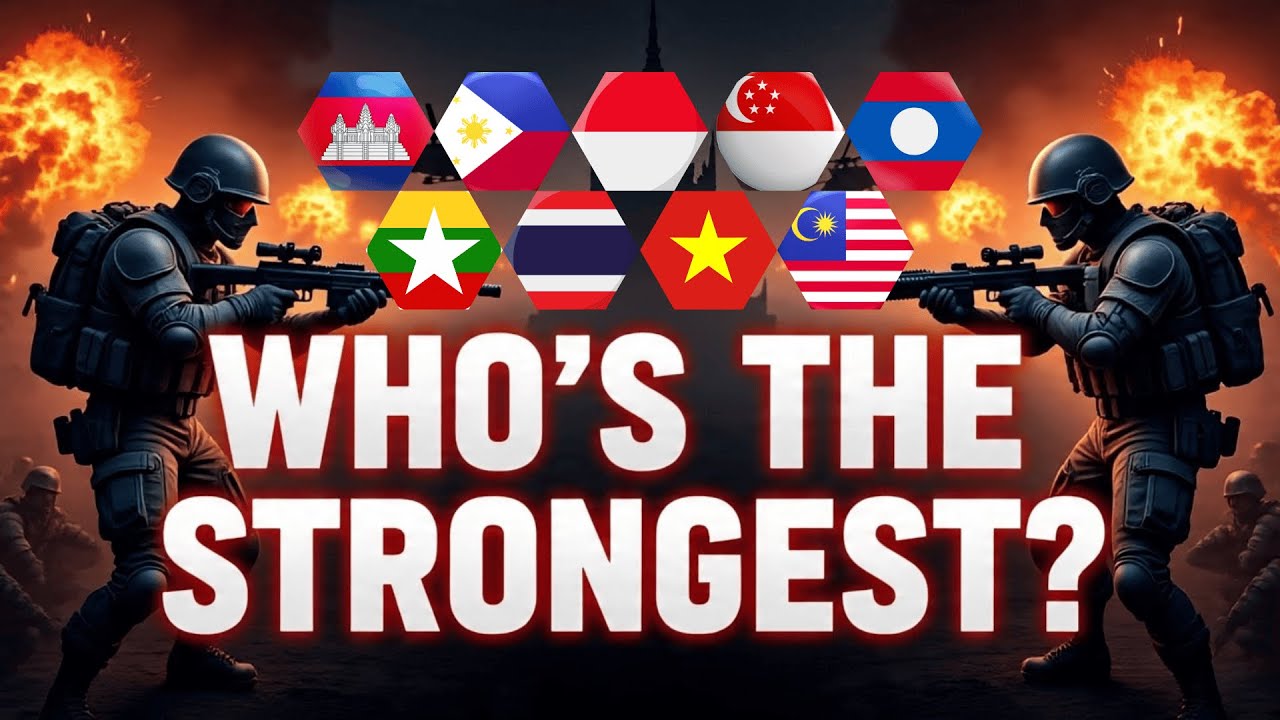 Strongest Military in Southeast Asia 2025? | ASEAN Countries Military Power Comparison