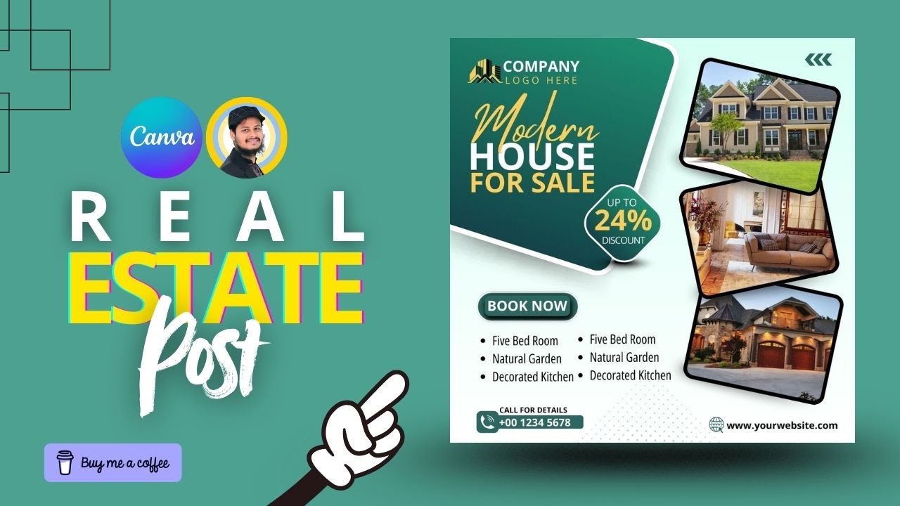 Canva Real Estate Post Design 2025: Create Stunning Banners & Ads That Convert- Tech Yeasin