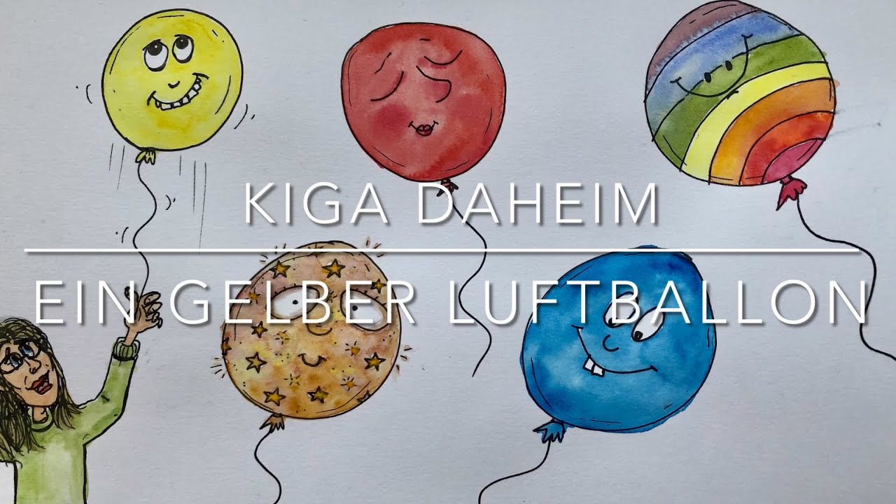 Fingerspiele: Ein gelber Luftballon