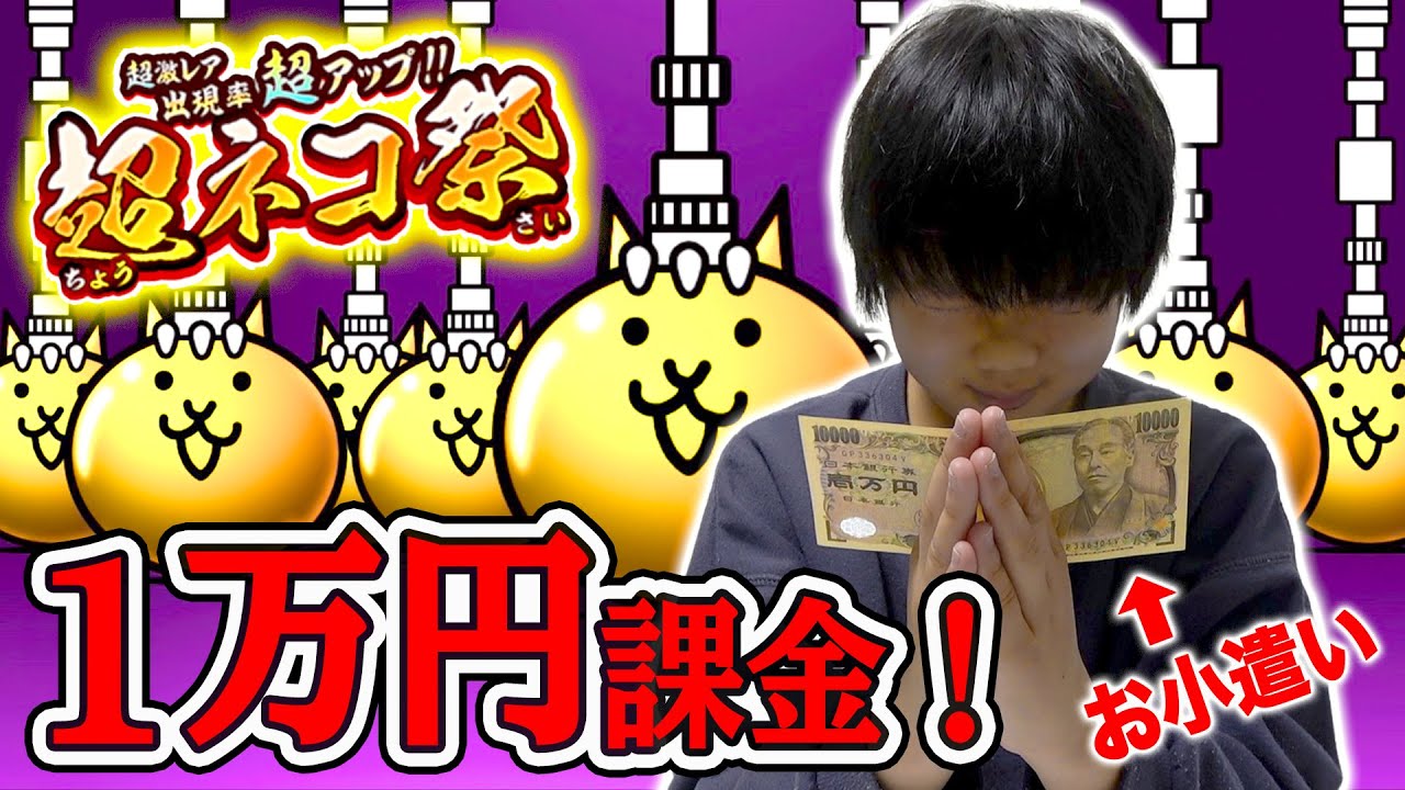 【にゃんこ大戦争】激怒💢小学生が大切なお小遣い1万円を課金したのに…大狂乱のネコ攻略【ロボットゲームズ】