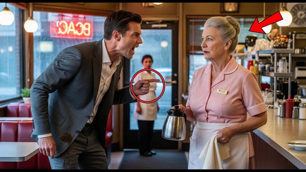 The Billionaire Yelled at the Waitress — Her Calm Warning Changed Everything